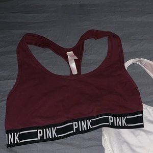Sports bra maroon by pink